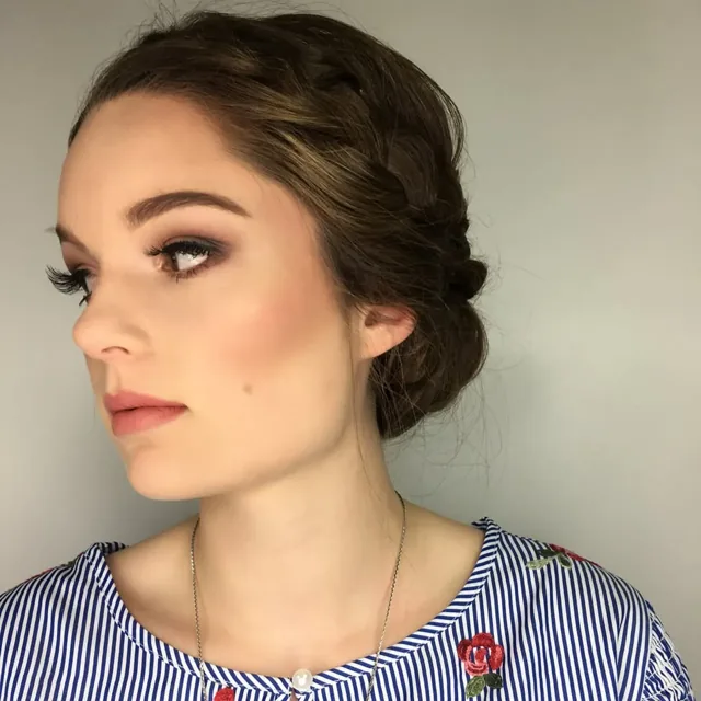 Braided Crown Updo