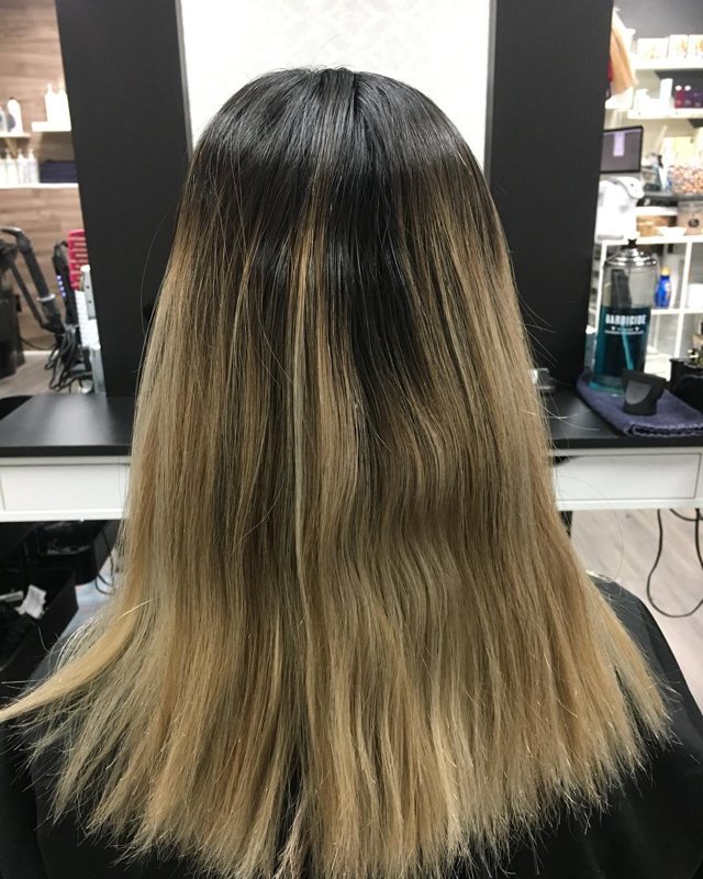 Toffee Ribboned Brunette by Hello Beauty Lounge, Red Deer